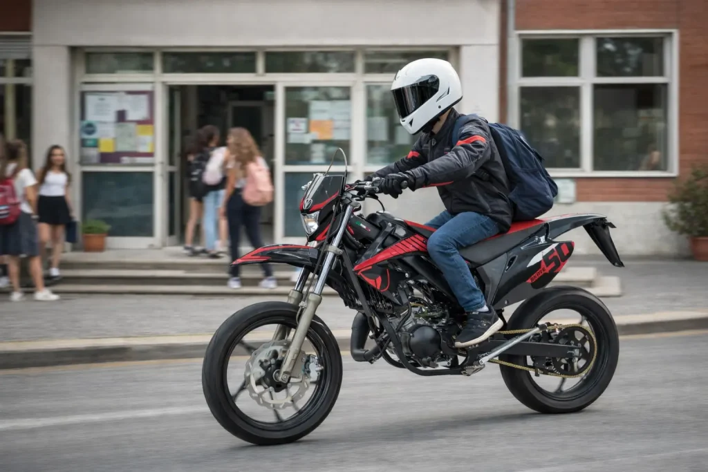 Il ciclomotore di 50 c, quello che guidi con la patente AM, è il primo passo per entrare nel grande mondo della moto